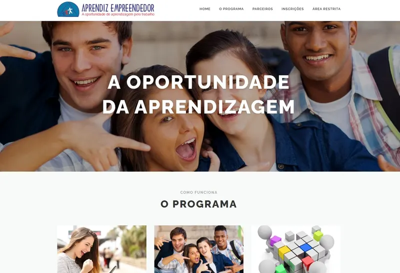 Desenvolvimento de Website - Aprendiz Empreendedor - Smartweb Tecnologia