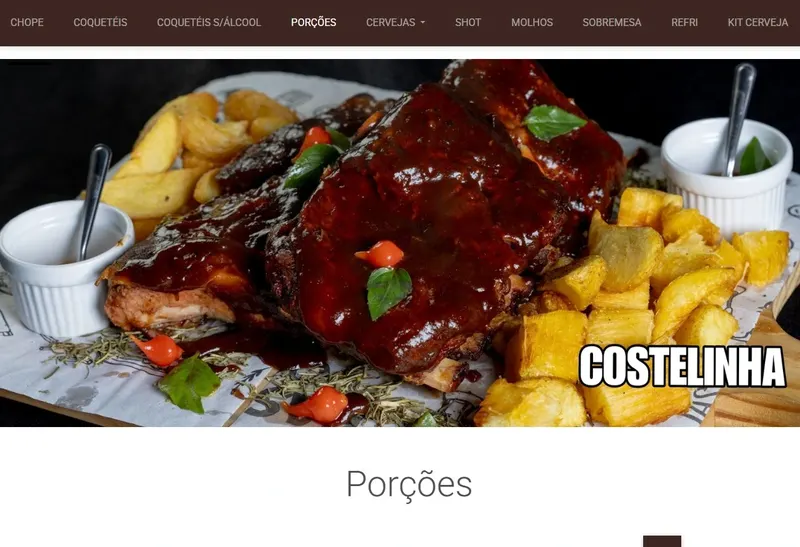 Desenvolvimento de Website - CasarÃ£o Beer Pub - Smartweb Tecnologia