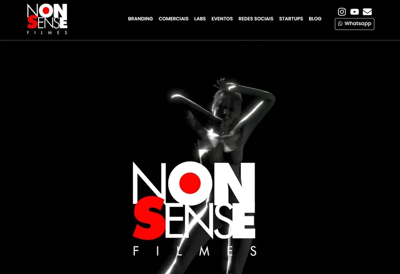 Desenvolvimento de Website - Nonsense Filmes - Smartweb Tecnologia