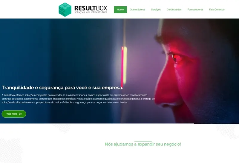 Desenvolvimento de Website - Resultbox - Smartweb Tecnologia